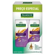 Kit Shampoo + Condicionador Palmolive Lisos Radiantes 350ml