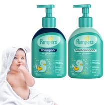 Kit Shampoo Condicionador Pampers Baby Linha Bebe Suave