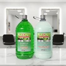 KIT Shampoo + Condicionador Profissional Babosa Detagold 2L de Reconstrução e Hidratação KIT Shampoo + Condicionador Profissional Babosa Detagold 2L de Reconstrução e Hidratação