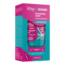 Kit Shampoo Condicionador Recomposição Capilar Vitay Novex