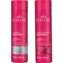 Kit Shampoo + Condicionador Reconstrucao Repara+ Ravor Nazca 250ml Cada