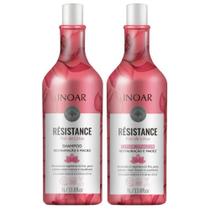 Kit Shampoo Condicionador Résistance Inoar 1l Flor De Lótus