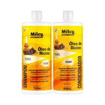 Kit shampoo condicionador ricino milcy