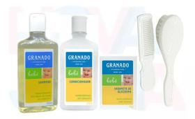 Kit Shampoo+condicionador+sab.barra+pente E Escova Granado