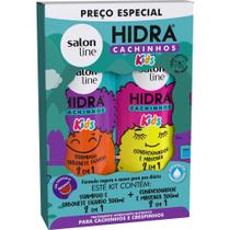 Kit Shampoo + Condicionador Salon Line Hidra Cachos 2 Em 1 Kids 300ml