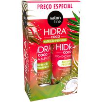 Kit Shampoo + Condicionador Salon Line Hidra Leite De Coco 300ml