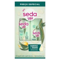 Kit shampoo + condicionador Seda Babosa + Oleos