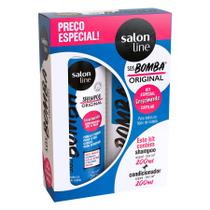 Kit Shampoo + Condicionador SOS Bomba Original Salon Line 200ml - S.O.S Bomba