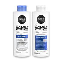 Kit Shampoo + Condicionador Sos Bomba Salon Line 500Ml