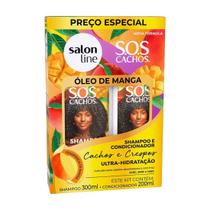 Kit Shampoo Condicionador SOS Cachos Óleo de Manga - Salon Line