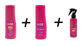 Kit Shampoo + Condicionador + Spray Mais Liso - Bio Extratus