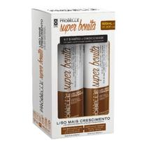 Kit Shampoo + Condicionador Super Bonita Liso Mais Crescimento Probell Kit Shampoo + Condicionador Super Bonita Liso Mais Crescimento Probell