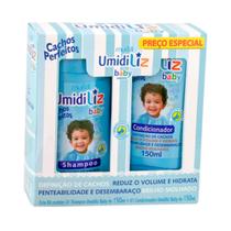 Kit Shampoo + Condicionador Umidiliz Baby Menino Cacheados 150ml