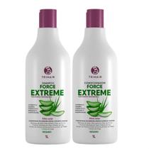 Kit Shampoo + Condicionador Veg Força Extrema Lanox Trihair Kit Shampoo + Condicionador Veg Força Extrema Lanox Trihair