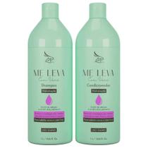 Kit Shampoo + Condicionador Zap Me Leva Argan Acido Hialuronico 1L Ray cosmeticos