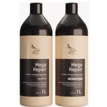 Kit Shampoo Condicionador Zap Mega Repair 1 Litro