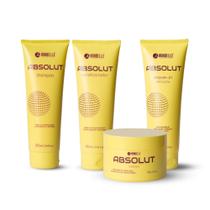 Kit Shampoo/Condionador/Mascara/Leave in Anabelle Cosmeticos