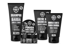 Kit Shampoo, Creme De Barbear, Hidratante De Barba E Pomada - Valorize-Se Men