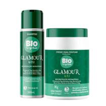 Kit Shampoo + Creme de Pentear 1kg Biovegetais UTI Glamour Kit Shampoo + Creme de Pentear 1kg Biovegetais UTI Glamour