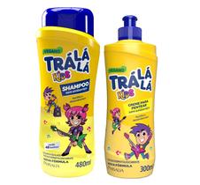 Kit Shampoo + Creme de Pentear Sem Embaraço Trá Lá Lá Kids