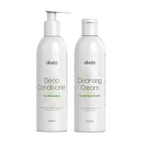 Kit Shampoo Creme e Condicionador Cachos e Crespos Abela Kit Shampoo Creme e Condicionador Cachos e Crespos Abela