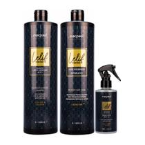 Kit Shampoo Creme Regenerador Leite Capilar Proteínas Linha