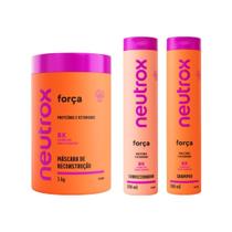 Kit Shampoo + Creme Tratamento + Condicionador Neutrox Força Kit Shampoo + Creme Tratamento + Condicionador Neutrox Força