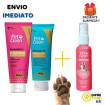 Kit Shampoo D-Pantenol + Máscara de Hidratação + Perfume Pet Clean