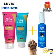 Kit Shampoo D-Pantenol + Máscara de Hidratação + Perfume Pet Clean