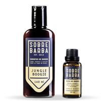 Kit Shampoo De Barba + Óleo 30Ml Jungle Boogie - Sobrebarba - Sobre Barba