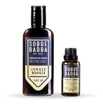 Kit Shampoo De Barba + Óleo 30Ml Jungle Boogie - Sobrebarba