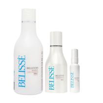 Kit Shampoo De Cabelo 300ml, Cond. 150ml Fluído 60ml Vegano Kit Shampoo De Cabelo 300ml, Cond. 150ml Fluído 60ml Vegano