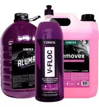 Kit shampoo desengraxante alumax removex 5l v-floc vonixx 5l