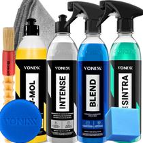 Kit Shampoo Desengraxante V-mol Revitalizador Restaurax Limpador Sintra Fast Cera Spray Blend Liquida