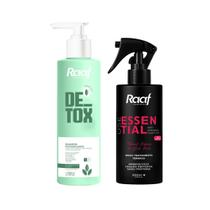 Kit Shampoo Detox Purificante 300ml Queratina Líquida Use Essential Day By Day 200ml Raaf