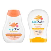 Kit Shampoo Dove Baby Hidratação Enriquecida Cabelos Cacheados com 200ml e Condicionador Hidratação Glicerinada 200ml