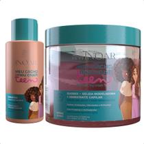 Kit Shampoo + Duomix Meu Cacho Meu Crush Teen Inoar 500g Kit Shampoo + Duomix Meu Cacho Meu Crush Teen Inoar 500g