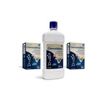 Kit Shampoo E 2 Sabonete Dugs Clorexidina Anti Seborreia, Antiséptico