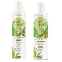 Kit Shampoo e Cond Abacate e Bambu Capi Hair Abelha Rainha