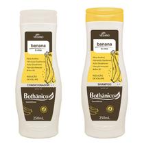 Kit Shampoo E Cond Banana E Chia Bothânico Cosméticos 250ml