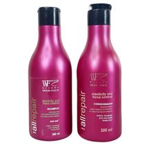 Kit Shampoo e Cond Hidratação para Cabelos Com Química e Progressiva Alisamento Relaxamento WF 600ml