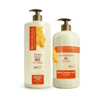 Kit Shampoo e Cond Mel, Chia e Colágeno 1L Bio Extratus