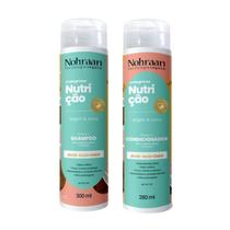 Kit Shampoo e Cond Nutrição Argan e Coco 300ml Nohraan