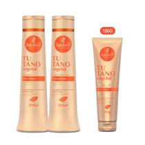 Kit Shampoo E Cond Tutano 500ml + Creme De Silicone Haskell