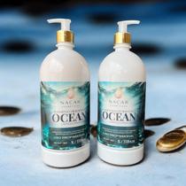Kit Shampoo e Condicionador 1 Litro Limpeza Profunda e Hidratação Intensa Linha Ocean Kit Shampoo e Condicionador 1 Litro Limpeza Profunda e Hidratação Intensa Linha Ocean