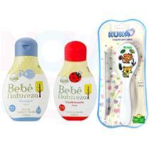 kit Shampoo E Condicionador 230ml Bebê Natureza C/ Pente e escova KUKA - kuka / bebê natureza