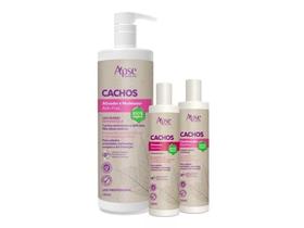 Kit Shampoo E Condicionador 300ml E Ativador 1l Cachos Apse Kit Shampoo E Condicionador 300ml E Ativador 1l Cachos Apse