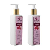 Kit Shampoo e Condicionador 300ml Sensações Framboesa Therapet Kit Shampoo e Condicionador 300ml Sensações Framboesa Therapet