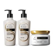 Kit Shampoo e Condicionador 400ml Máscara Reconstrução Reparação Cica Therapy Eudora Siàge Kit Shampoo e Condicionador 400ml Máscara Reconstrução Reparação Cica Therapy Eudora Siàge