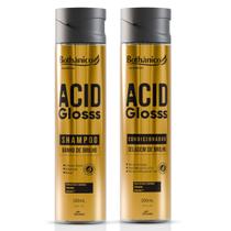 Kit Shampoo E Condicionador Acid Gloss 300ml Bothanico Kit Shampoo E Condicionador Acid Gloss 300ml Bothanico